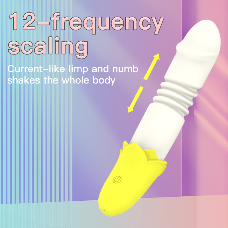 New banana automatic retractable vibrator female masturbation equipment sex toys adult sex toys foreign trade full figure