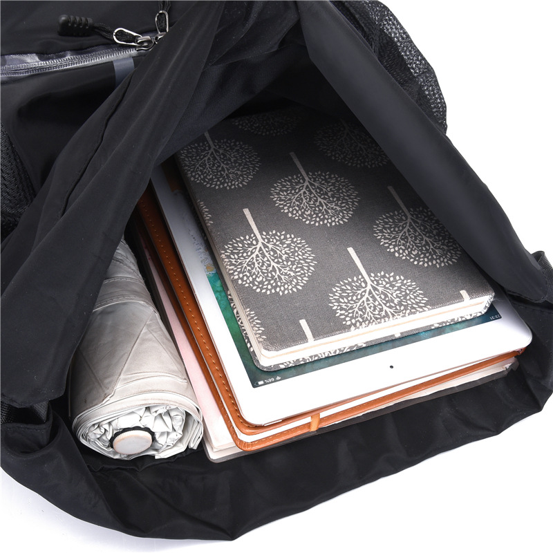 Oxford Cloth Backpack Basketball Bag Separate Shoe Position Wet And Dry Separate Swimming Bag Outdoor Sports Shoulder Drawstring Bag Application Scenario