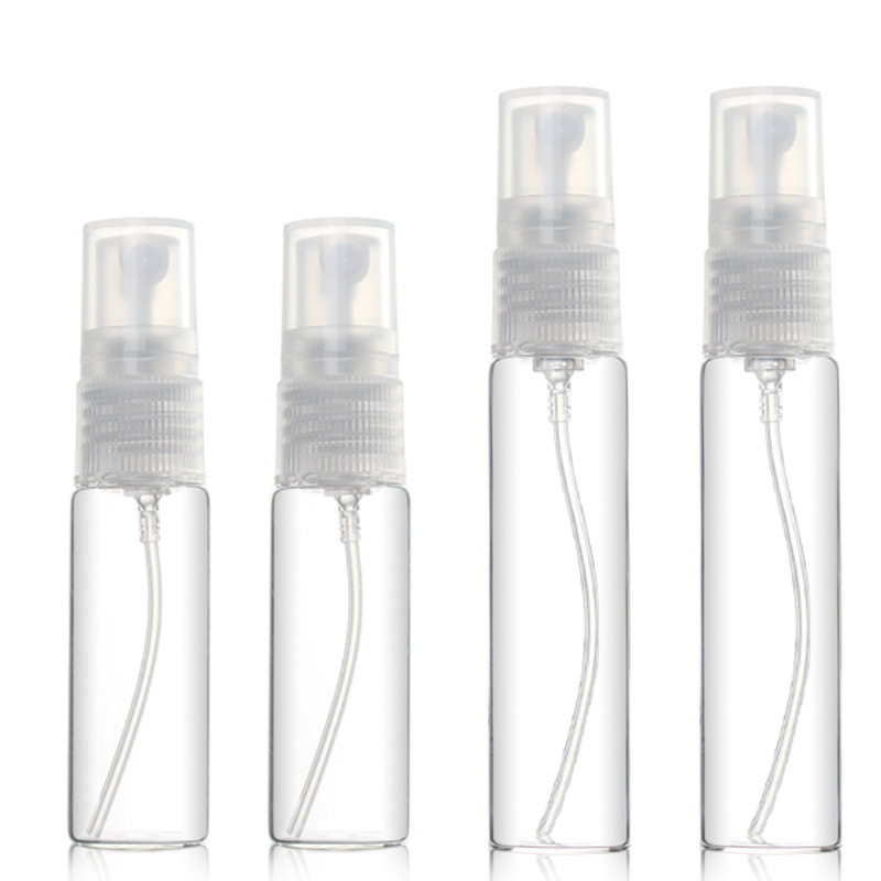 In stock: 8ml glass spray bottles, 10ml transparent fine mist tubes, portable perfume samples, cosmetic packaging bottles Item Picture