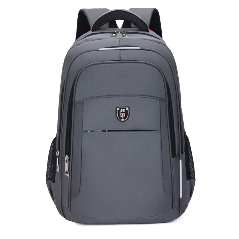 Wholesale backpacks for men, large-capacity, simple business computer backpacks, outdoor leisure travel, and student schoolbags Item Picture