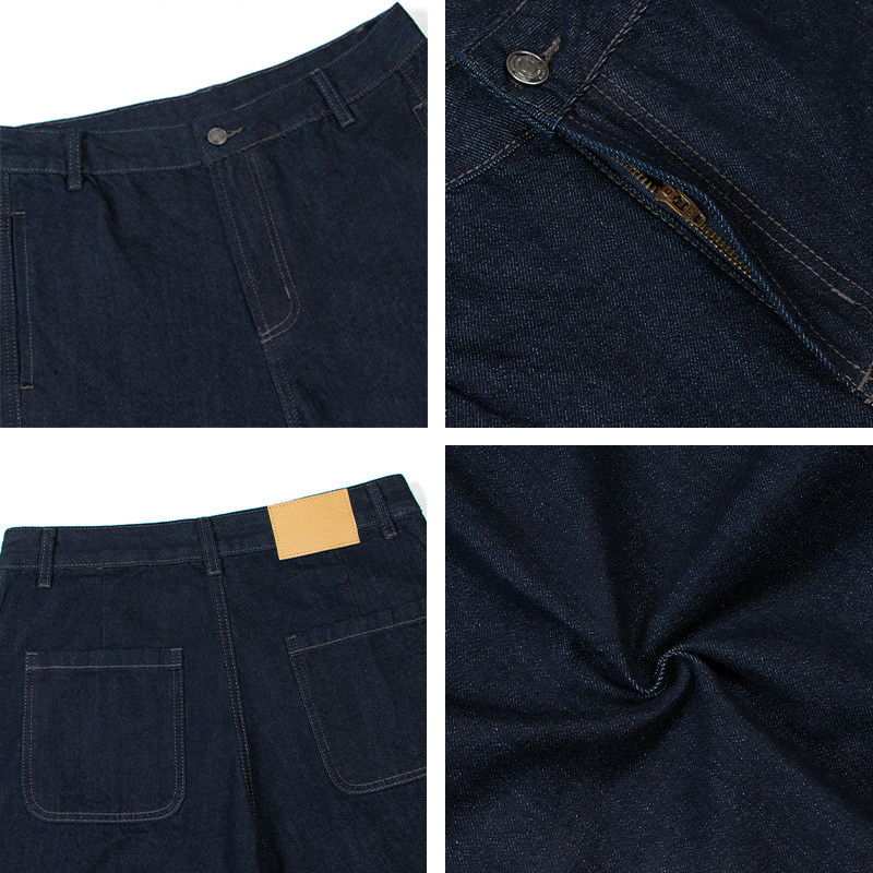 American-style retro denim scythe jeans, loose and drape wide-leg pants, sickle pants, men's summer long pants Application Scenario
