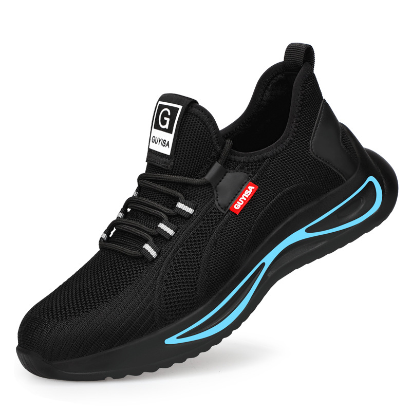 Meike More Explosive Labor Protection Shoes Men's Anti-Smash Anti-Puncture Light Safety Shoes Winter Shoes Comfortable Work Shoes Wholesale Item Picture