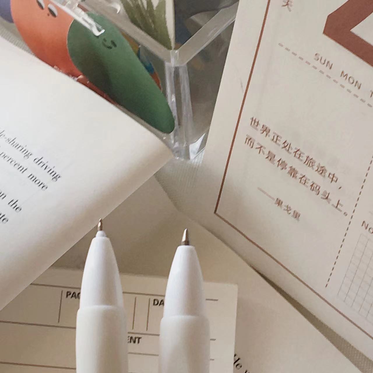 中性笔实物图