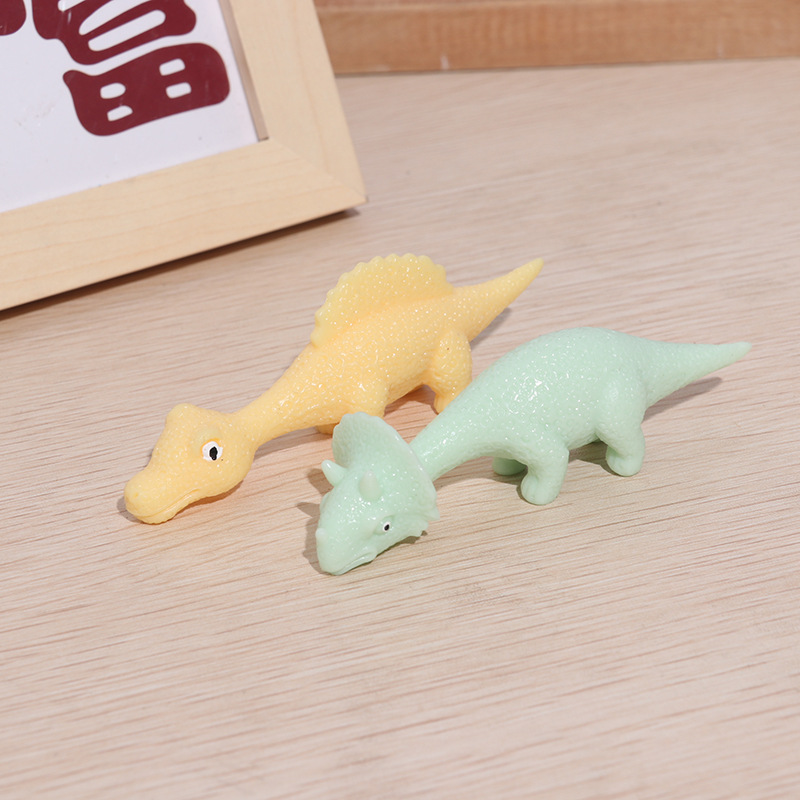 New Quirky Creative Fingertip Stress Relief Toy Catapult Dinosaur Kids Cheer Up Toy Specification drawing