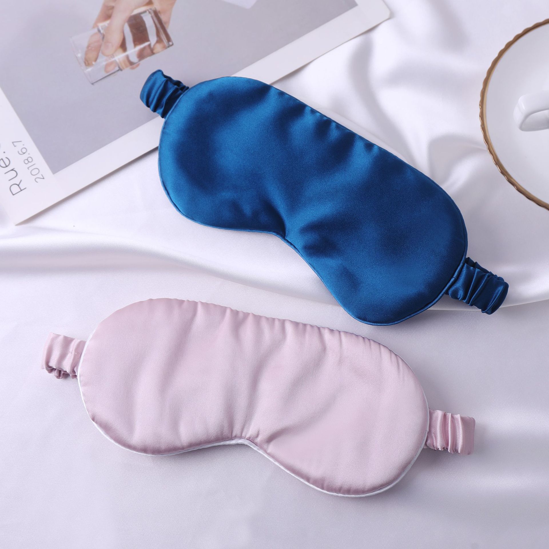 Silk Eye Mask 22 M Double-Sided Mulberry Silk Shade Sleep Eye Mask Wholesale Spot details Picture