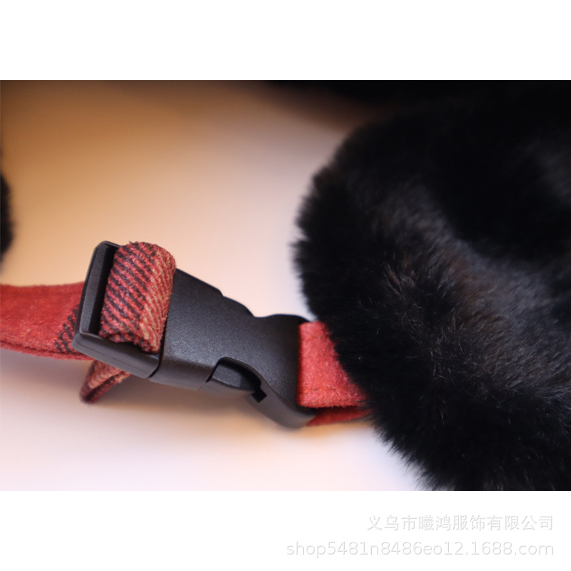 2021 Autumn And Winter New Lei Feng Hat Female Thickened With Velvet Ear Protection Plaid Winter Hat Cycling Windproof Warm Necessary Spot Application Scenario