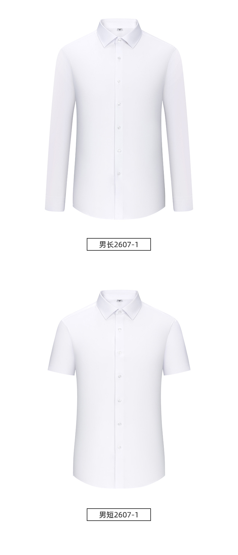 Lancel modal camisa blanca sin planchado hombre y mujer camisa profesional stretch ligero lujo casual negocios blusa blanca pic 11
