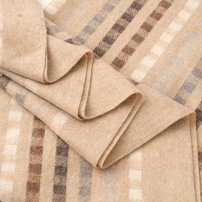 Plaid Scarf Women's Winter High-Grade Cashmere Scarf All Men's Shawl New Jacquard Wool Scarf Wholesale Specification drawing