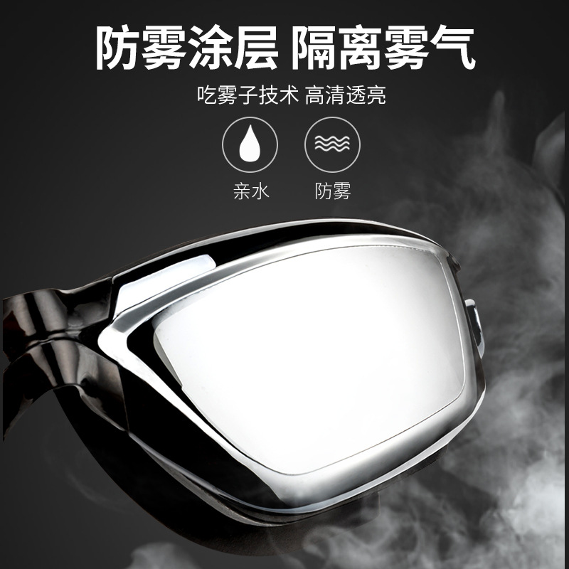 Swimming Goggles For Men Flat Hd Waterproof And Anti-Fog Swimming Glasses For Men Diving Goggles For Men And Women Swimming Goggles Plating Equipment details Picture