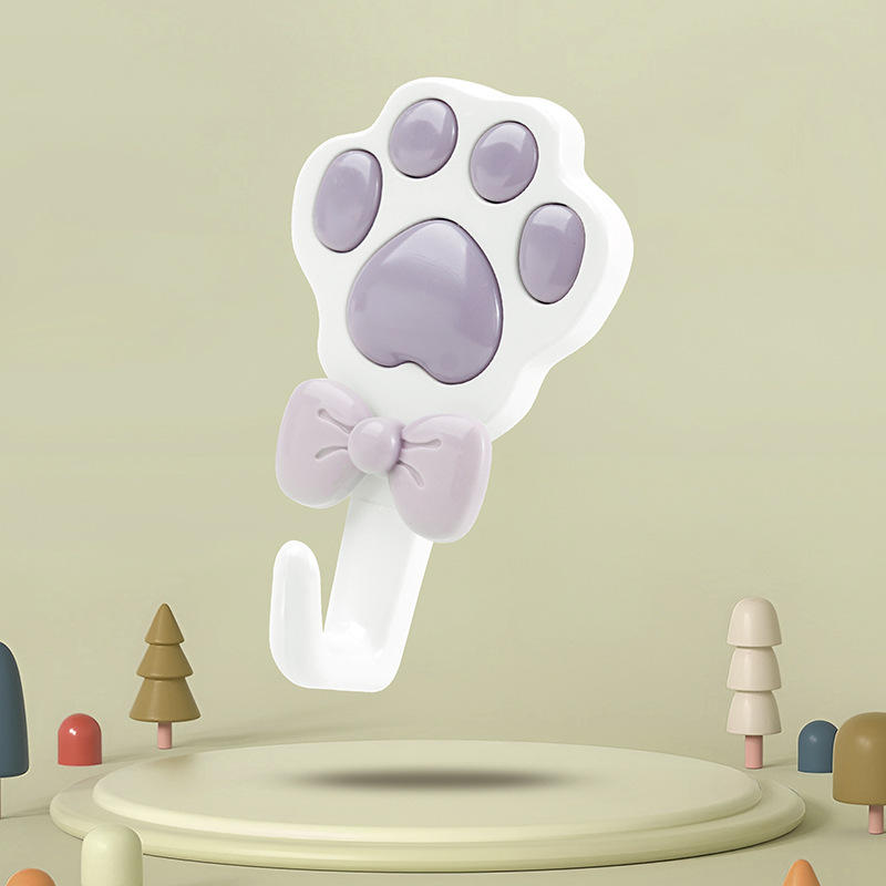 Taizhou Zhenxin Creative Cartoon Lollipop Hook, cute bow, powerful hook without nails or holes details Picture