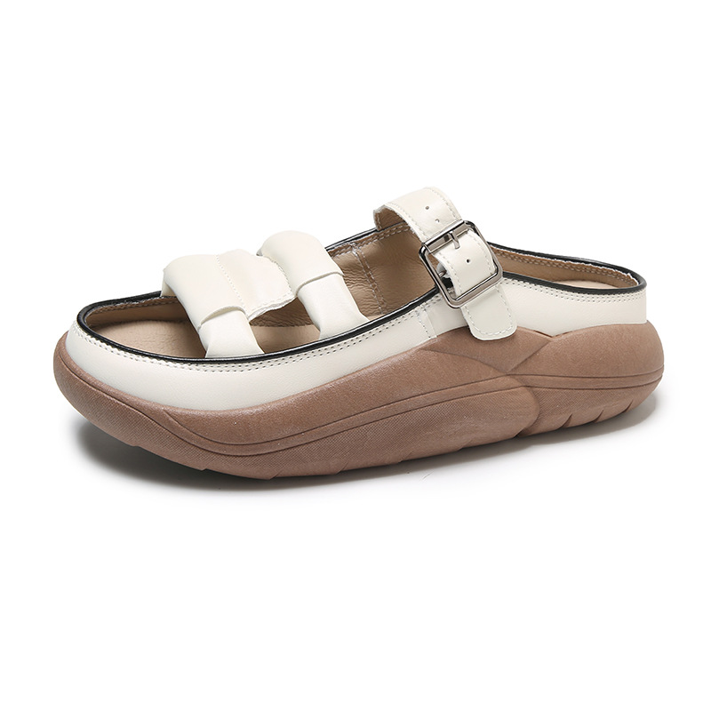 2022 Summer New Sandals For Women Wearing Ins Tide Platform Sandals Retro Casual Beach Shoes Mr605 Item Picture