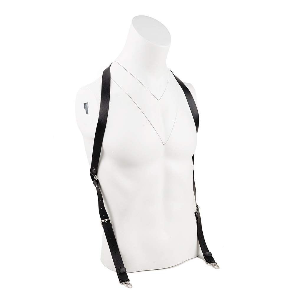 European and American men's party supplies Leather sexy suspenders all bundled sm bondage clothes bar performance clothing Application Scenario