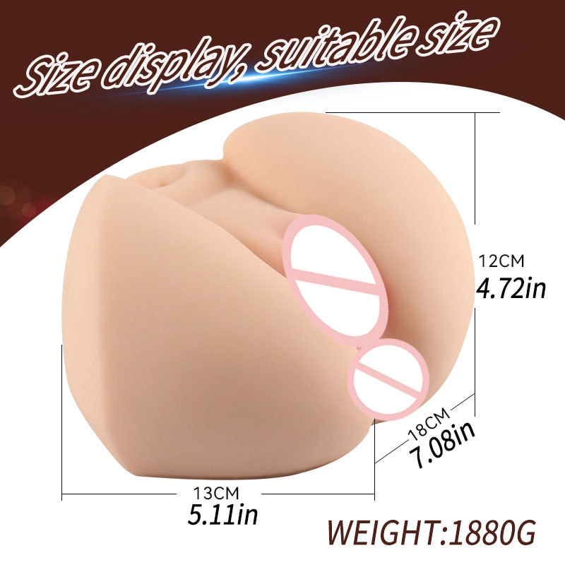 Big butt pussy buttock inverted mold sex toy man masturbation machine airplane cup foreign trade adult products details Picture