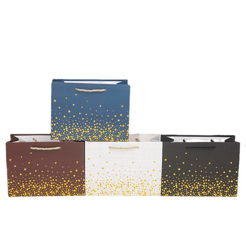 Cross Bag Star Gift Bag Tote Bag Paper Bag Clothing Shopping Bag Birthday Gift With Hand Gift Item Picture