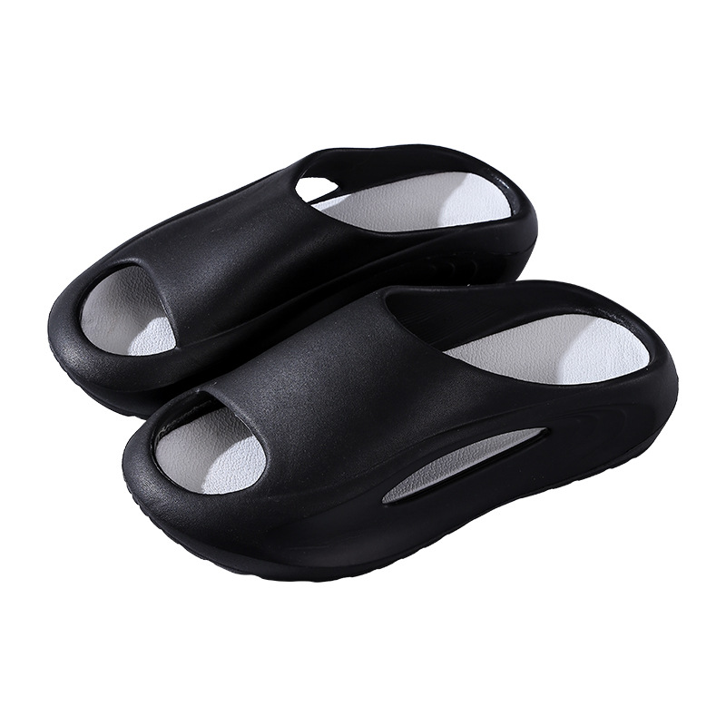 Men's Slippers Summer Wear 2024 New Indoor Home Couples Non-Slip Step On Shit Sense Sports Slippers Men's Style
