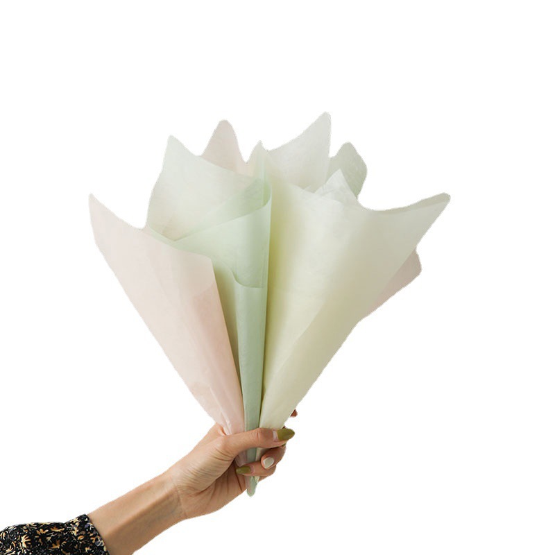 Flowers packaging lining tissue paper waterproof lining paper floral packaging materials extraction type milk cotton paper wholesale Item Picture