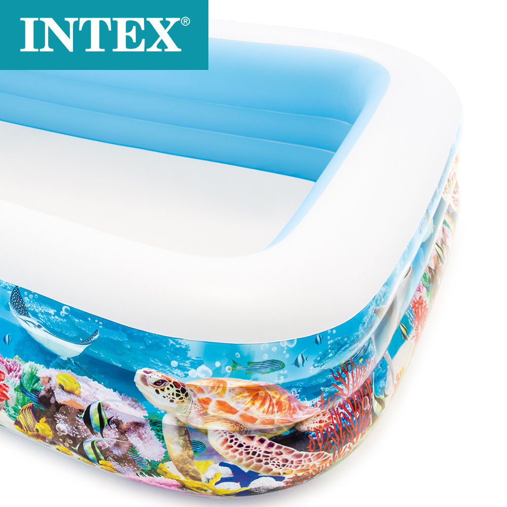 INTEX 58485 حوض السباحة لأسماك المناطق المدارية، وحدائق الهواء الطلق الخاصة بالآباء والأمهات في البيوت Item Picture