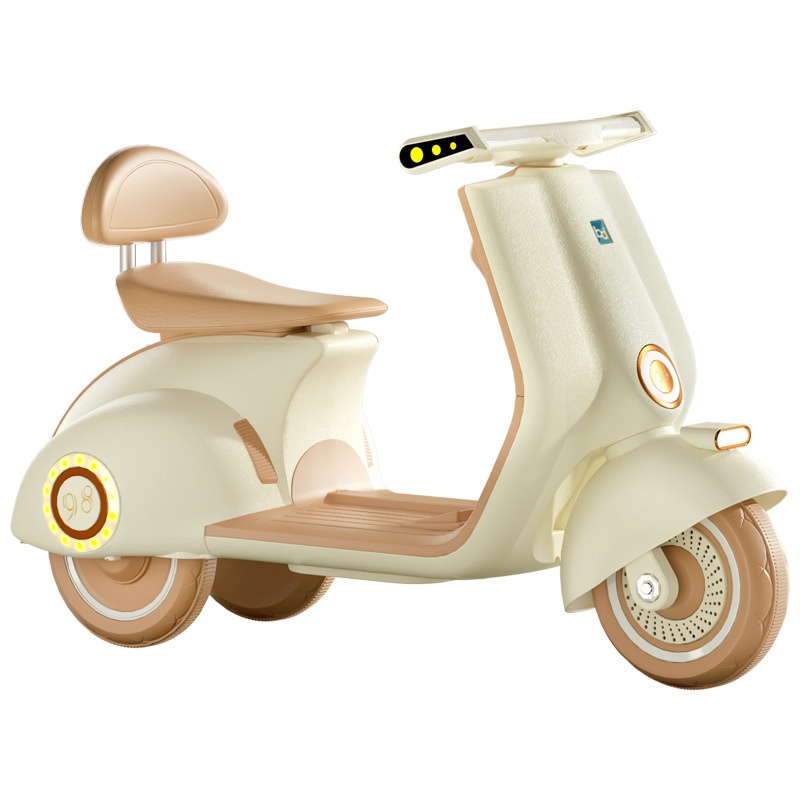 Children's Electric Motorcycle Tricycle Boy Girl Baby Electric Car Children Can Sit People Charging Remote Control Toy Car Item Picture