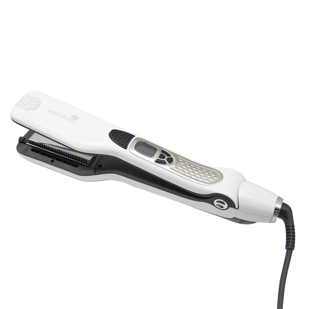 Cross-border e-commerce foreign trade steam hair straightener steampod is in stock and does not damage the titanium gold plate