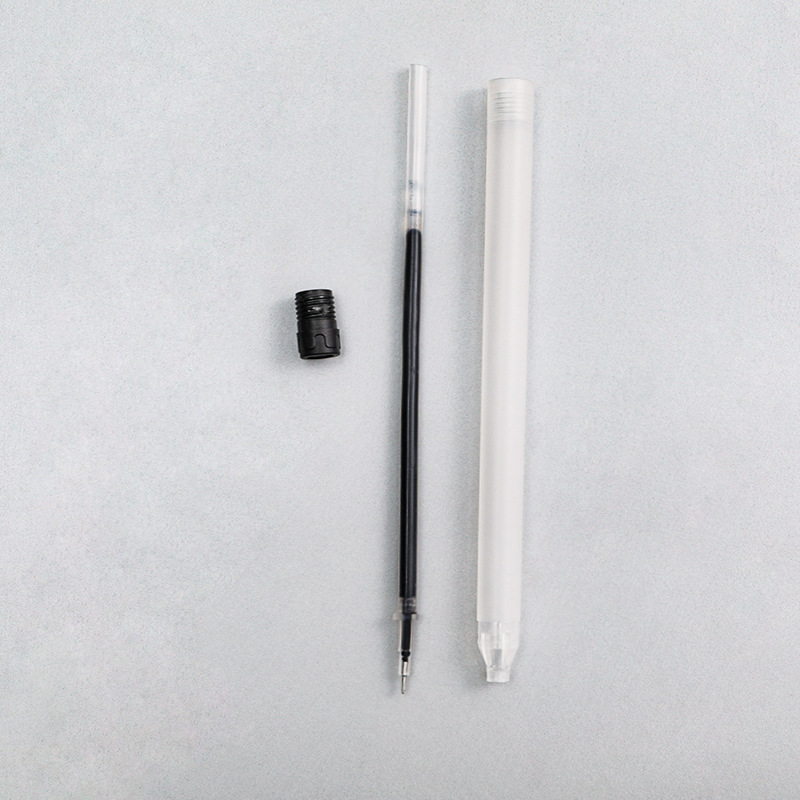 Simple Ins Scrub Neutral Pen Student Exam Black Carbon Pen Office Study Signature Black Water Pen Stationery Application Scenario