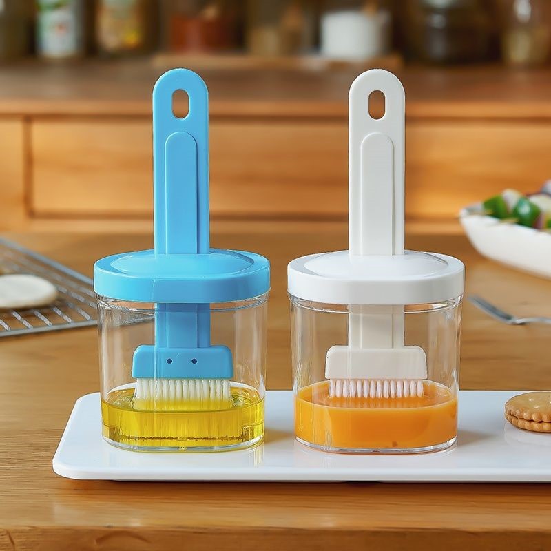 High temperature silicone food brush full figure