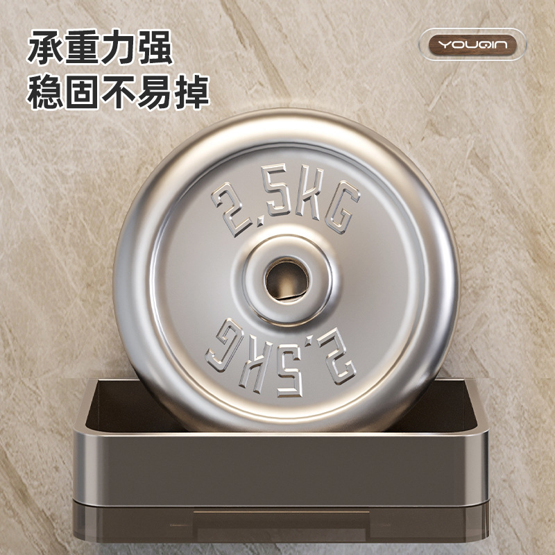Suction cup type soap box, wall-mounted household no-drilling soap box, bathroom wall draining storage rack, soap rack Application Scenario
