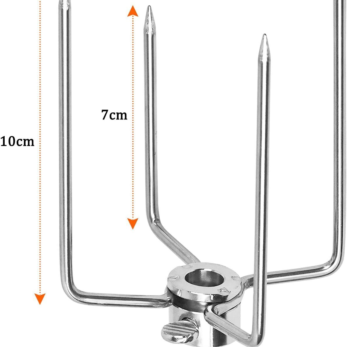 Food-grade 304 stainless steel barbecue tongs, barbecue chicken grills, multi-functional grills, grills accessories, grills details Picture