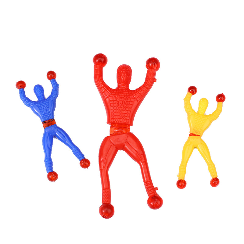 Wall-climbing Man, children's sticky Spider-Man, wall-climbing Spider-Man toy, sticky hand tool, creative little gadget Application Scenario