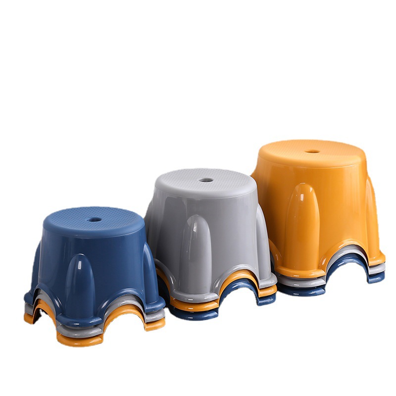 Plastic Small Stool Home Small Bench Shoe Stool Kindergarten Fashion Children's Small Chair Seat Creative Low Stool Item Picture