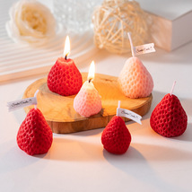 礼盒套装创意手工香薰蜡烛水果草莓蜡烛香氛蜡烛摆件生日草莓蜡烛