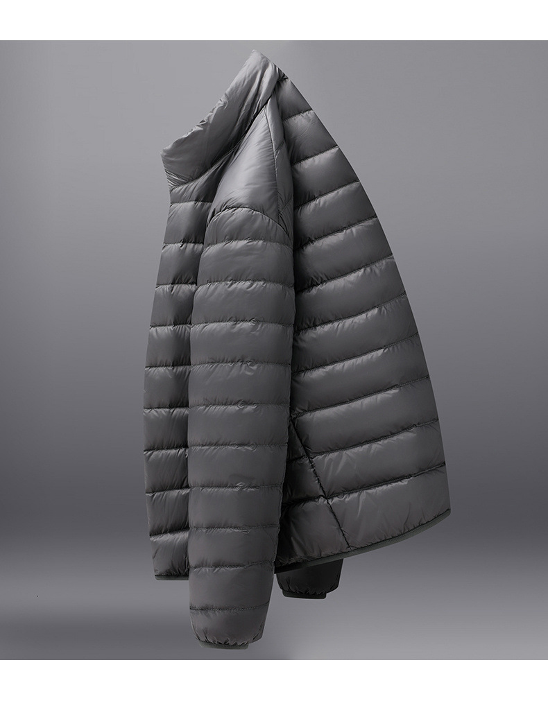 The 2025 winter new lightweight down jacket for men with a stand-up collar and 90% duck down is a sporty, lightweight and warm coat for couples pic 11
