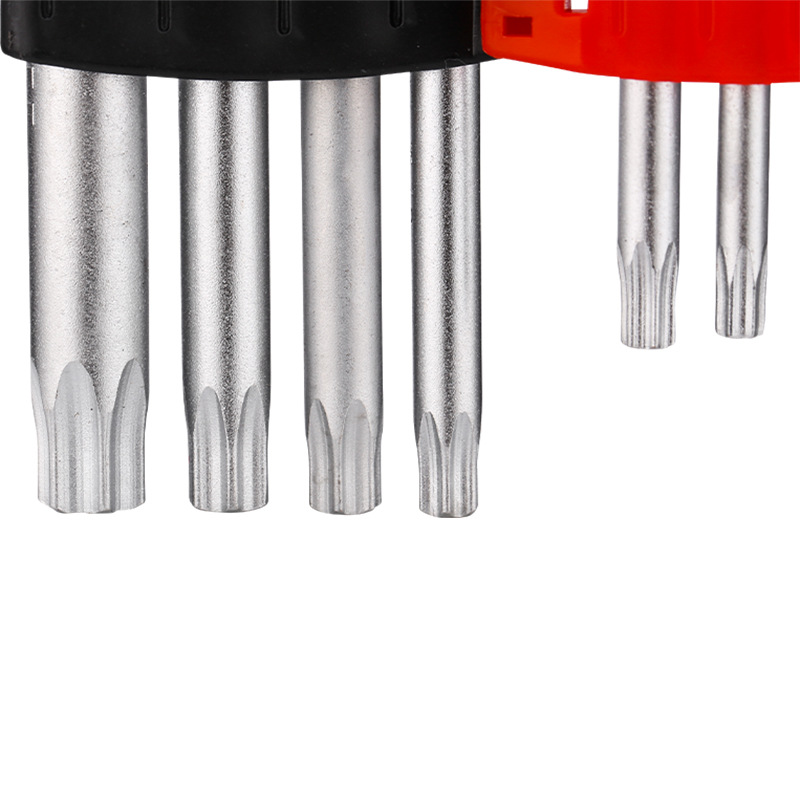 Standard type, meter type, L-type Allen wrench 9-piece set, Allen wrench 9pc set, hardware tools in stock Application Scenario