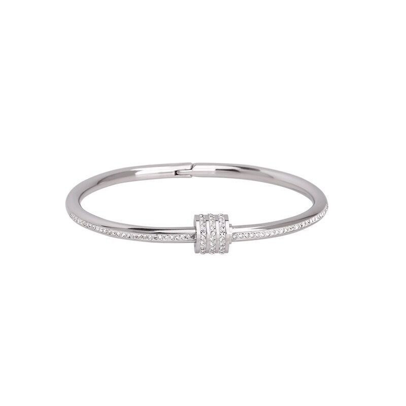 "Full Sky Star Little Waist Bracelet for Women, a light luxury, niche and exquisite plain ring bracelet, a high-end titanium steel bracelet that does not fade. Item Picture