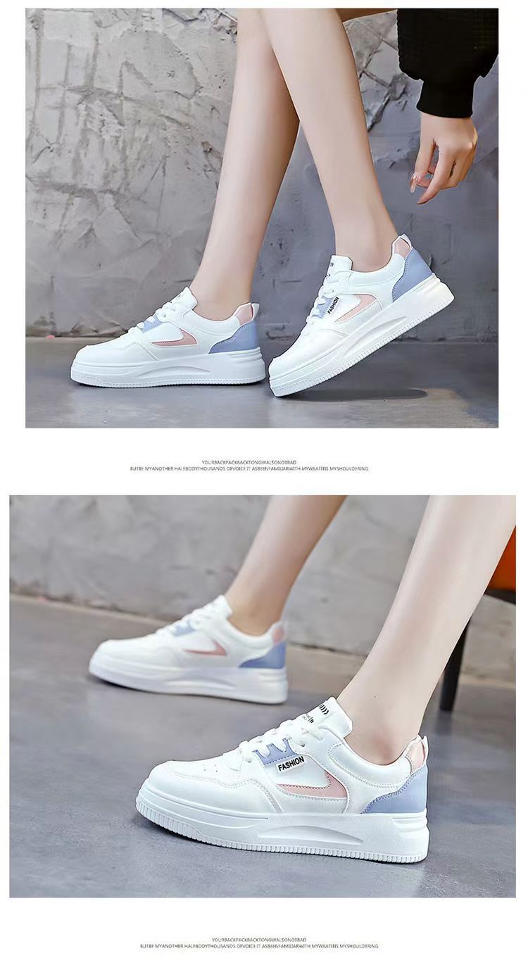 2025新款春秋季板鞋女运动厚底百搭韩版ins潮流防滑学生小白鞋女详情12