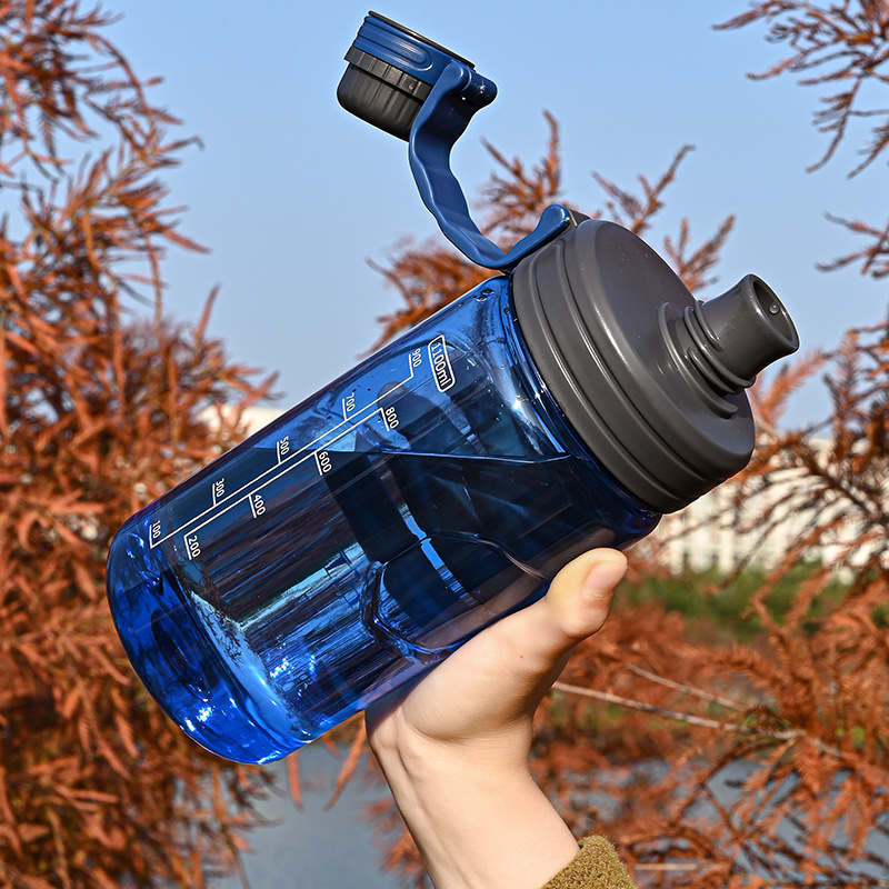 超大容量塑料水杯男便携户外运动健身水壶水瓶大号太空杯子 3000m详情图3