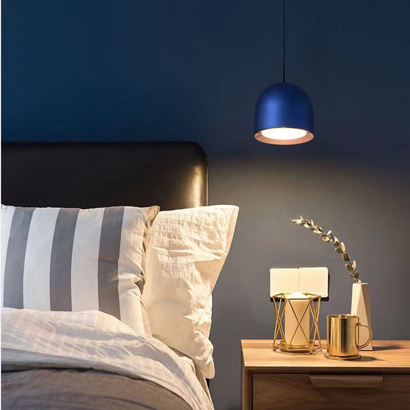 Nordic Bedroom Headboard Chandelier Can Be Lifted Modern Simple Minimal Luxury Master Bedroom High-End Network Red Creative Small Chandelier Specification drawing