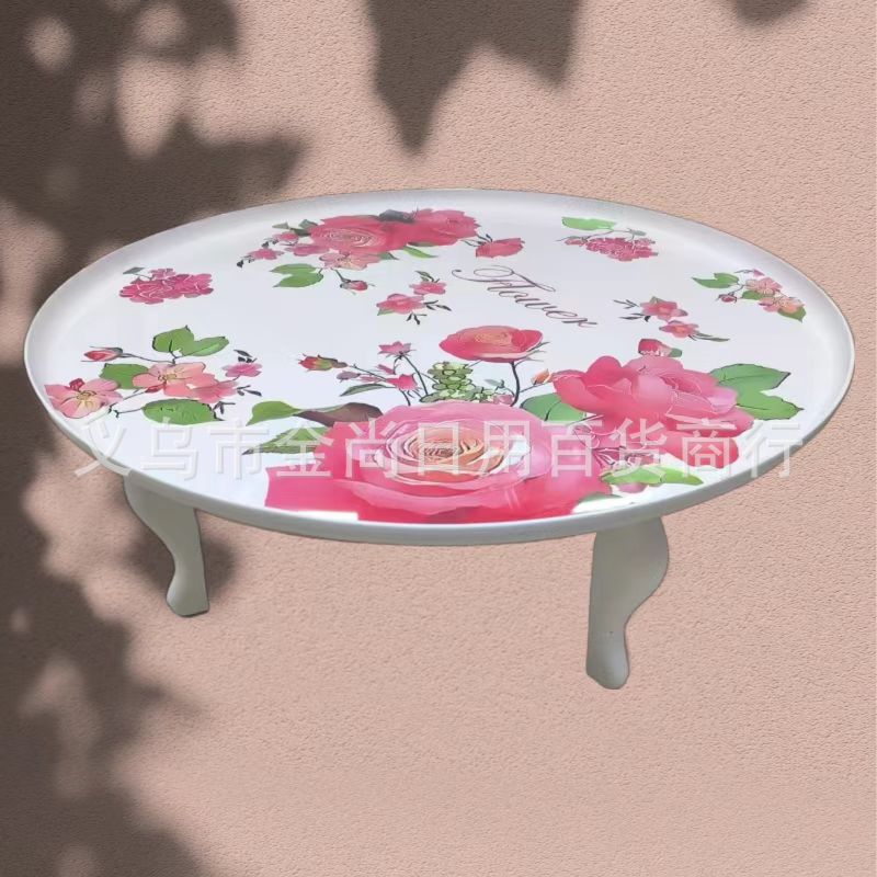 Wholesale of new household hot tableware, light luxury, retro and beautiful tableware, tea trays, kitchen and living room dessert trays, tables Item Picture
