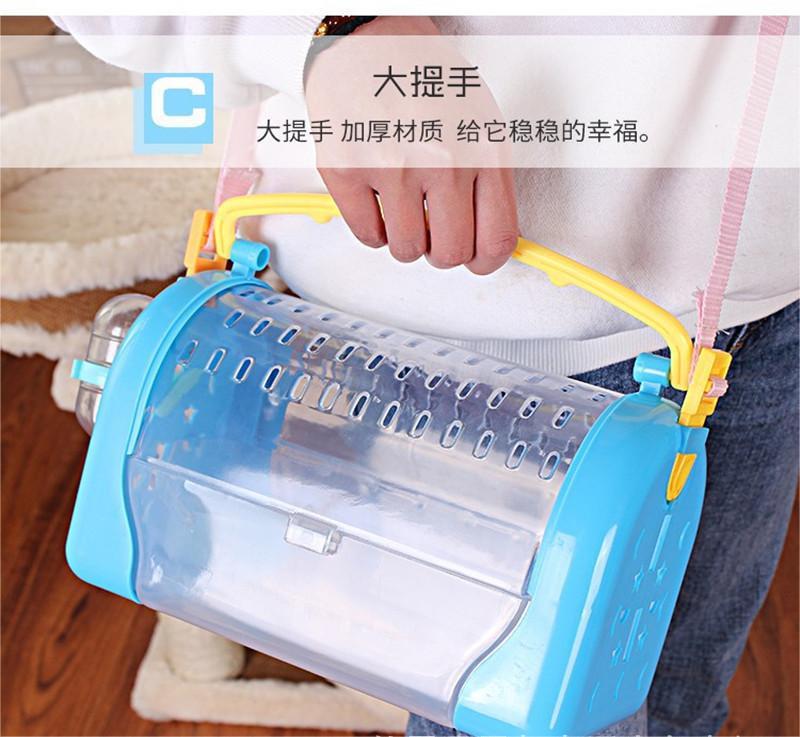 Pet takeout: Transparent, breathable, large-space, small parrot birdcage, portable for going out, hand-held birdcage pet supplies Specification image