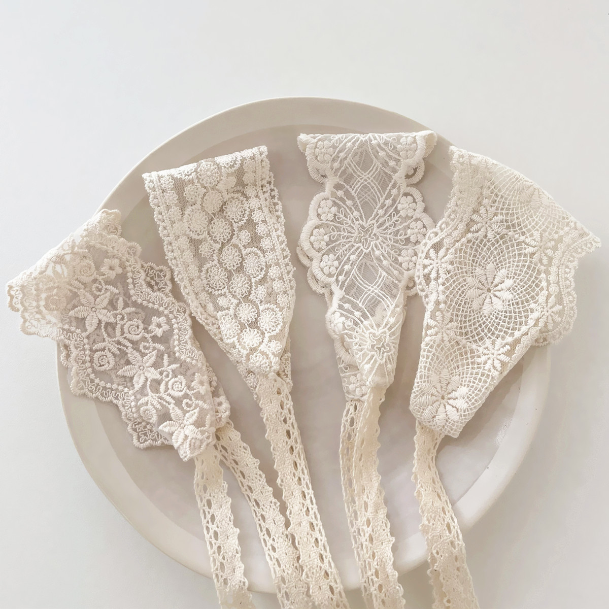 ins Korean-style girls' hair accessories, baby headscarves, fontanelle protection headbands, sweet princess lace protection headwear for babies