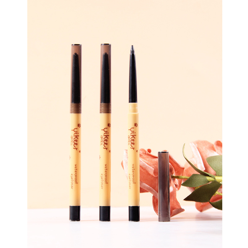 Iker Student Mini Automatic Rotating Eyeliner Gel Pen, Dark Big Eye anti-smudge eyeliner Pen, factory direct sale Application Scenario