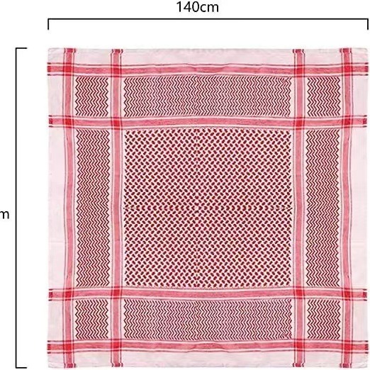 Arab Turban Jacquard Arabic Square Male Dubai Middle East Muslim Saudi Cross-Border Wholesale Factory Direct Sales full figure