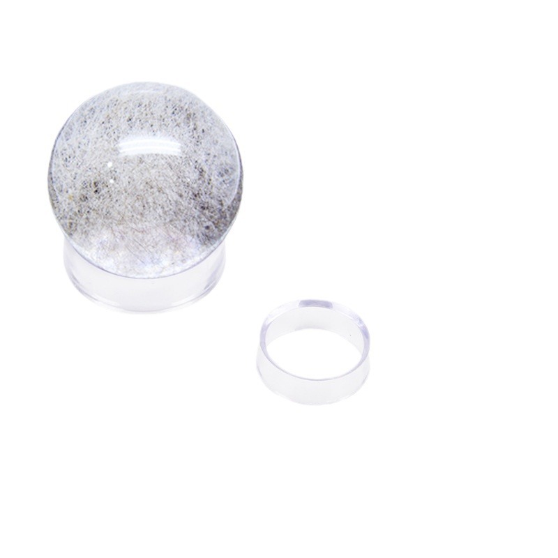 Jade bead display stand, acrylic jewelry, jade, gemstone and crystal base fixed stand, tennis ball display stand bottom support Item Picture