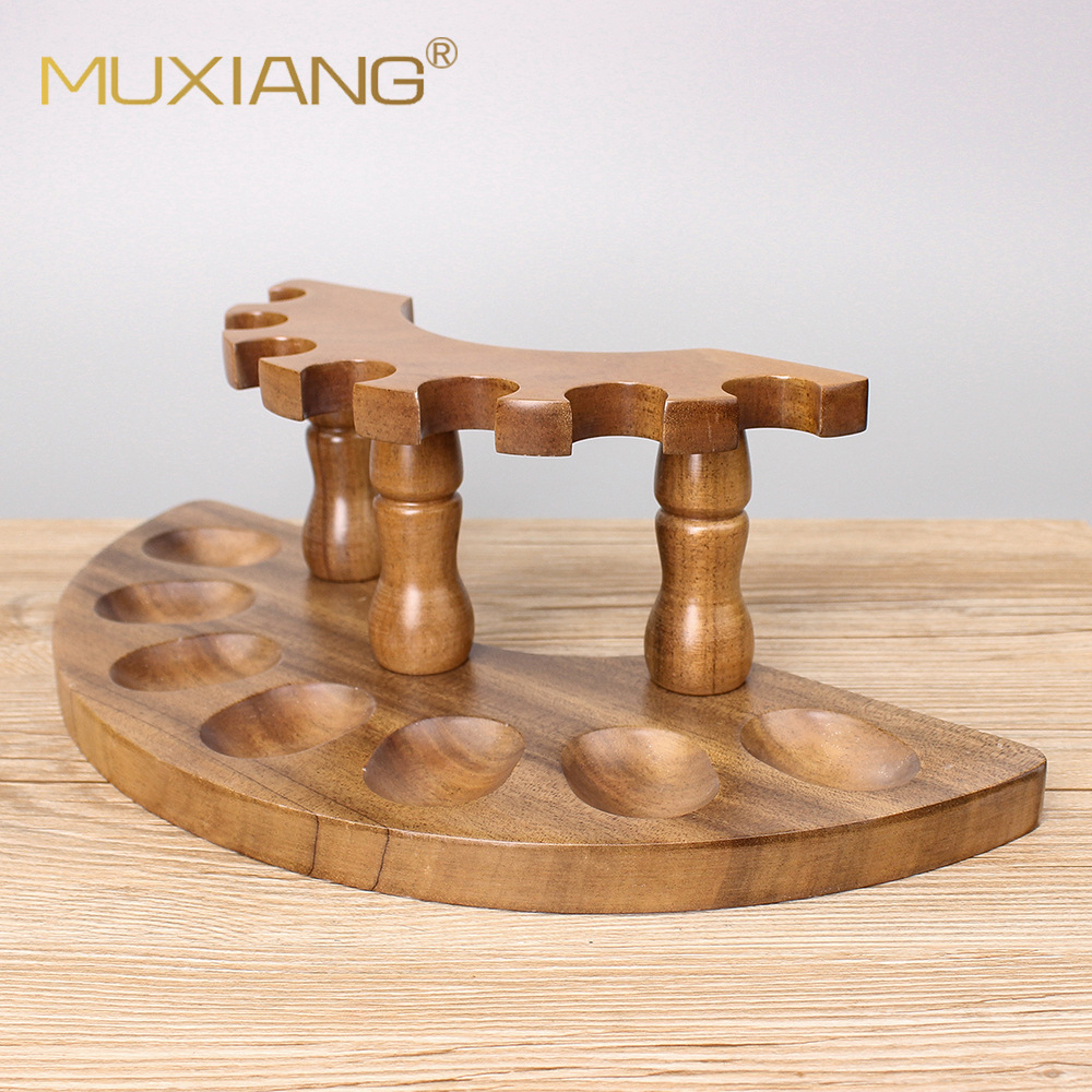 木香五位烟斗/哑光胡桃木烟产品图