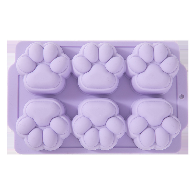 Carefully Selected Food Grade Cat Claw Mold Products Cute Jelly Diy Chocolate Silicone Baking Mold Complementary Food Mold Item Picture