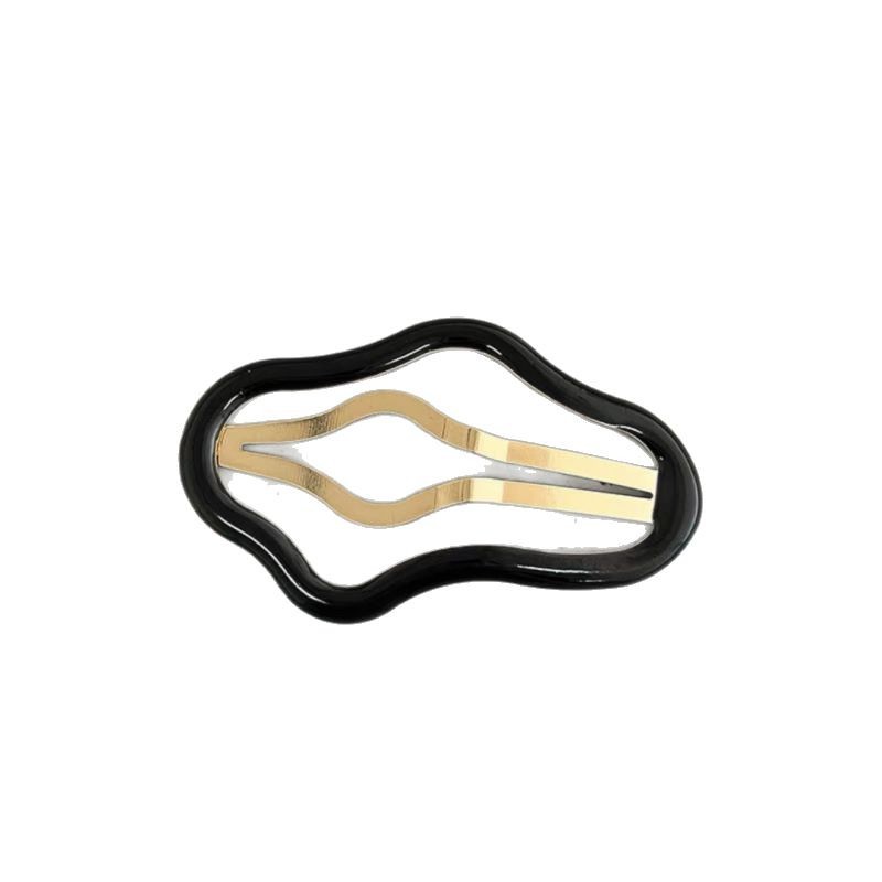 Cloud-shaped hollowed-out hair clips, female forehead bangs clips, side hair clips, bb clips, side hair clips, headwear, back of the head clips Item Picture