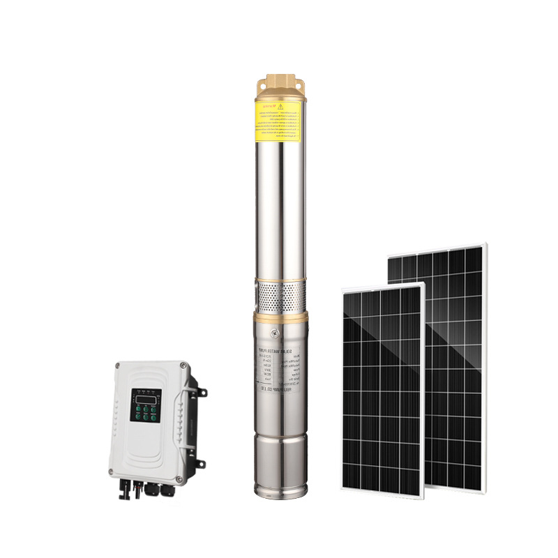 Factory Direct Permanent Magnet Brushless Dc Solar Water Pump Stainless Steel Solar Submersible Pump High Lift Deep Well Pump Item Picture