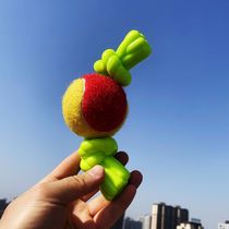 Pet toys Amazon Pet bite-resistant rubber knot toys Large dog tennis toys pet supplies wholesale