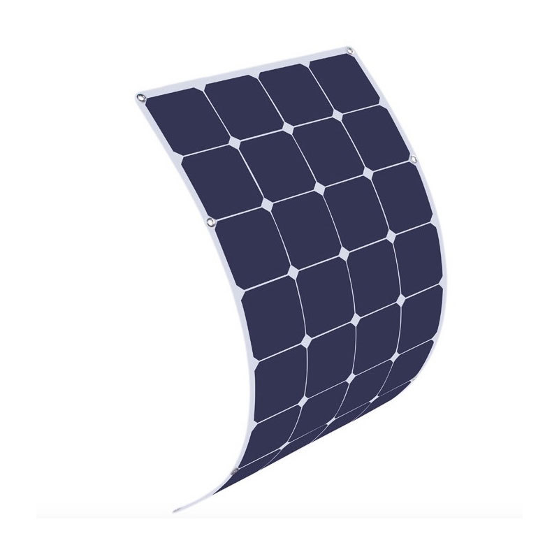 Special 100W Solar Flexible Panel House Car Electric Car Roof Transformation Power Generation Semi-Flexible Solar Panel Spot Item Picture