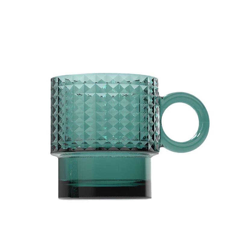 Taza de vidrio resistente al calor simple ins feng shui taza de agua para el hogar pequeña taza de regalo de actividad refrescante Item Picture
