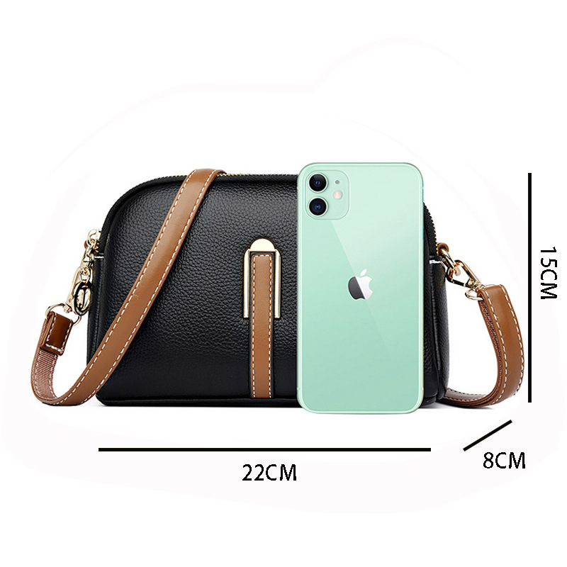 Women's bag 2025 New Spring/Summer shell bag, Korean-style simple single-shoulder bag, coin purse, stylish and stylish crossbody small bag Specification image